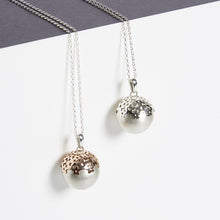 Load image into Gallery viewer, blossom sterling silver Mexican bola pregnancy necklace
