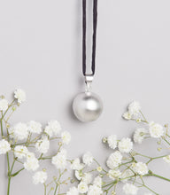 Load image into Gallery viewer, Satin Pregnancy Necklace on a Silk Cord - Mexican Bola