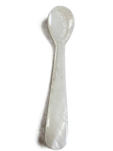 Load image into Gallery viewer, Silver Egg Cup &amp; Mother of Pearl spoon Set
